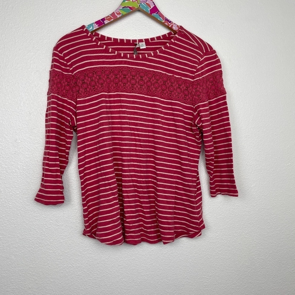 LC Lauren Conrad striped top size XL // 1943